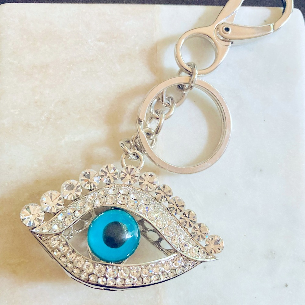 Dazzling Evil Eye Key Ring